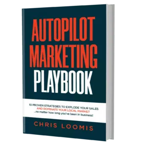 AMP Upright mock up Autopilot Marketing Playbook