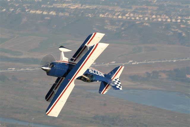 Chris flying the Pitts S2C